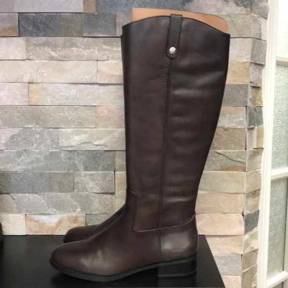 Inc Fawne Riding Leather Boots - Picture 7 of 9